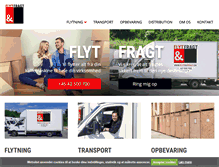 Tablet Screenshot of flytogfragt.dk